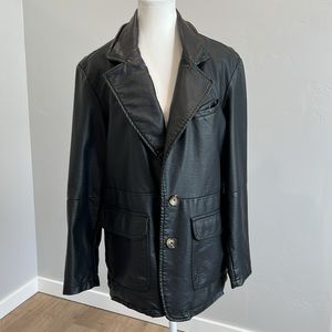 We the Free vegan leather blazer